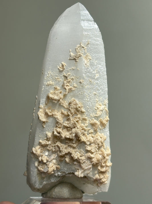 Rhodochrosite on Quartz