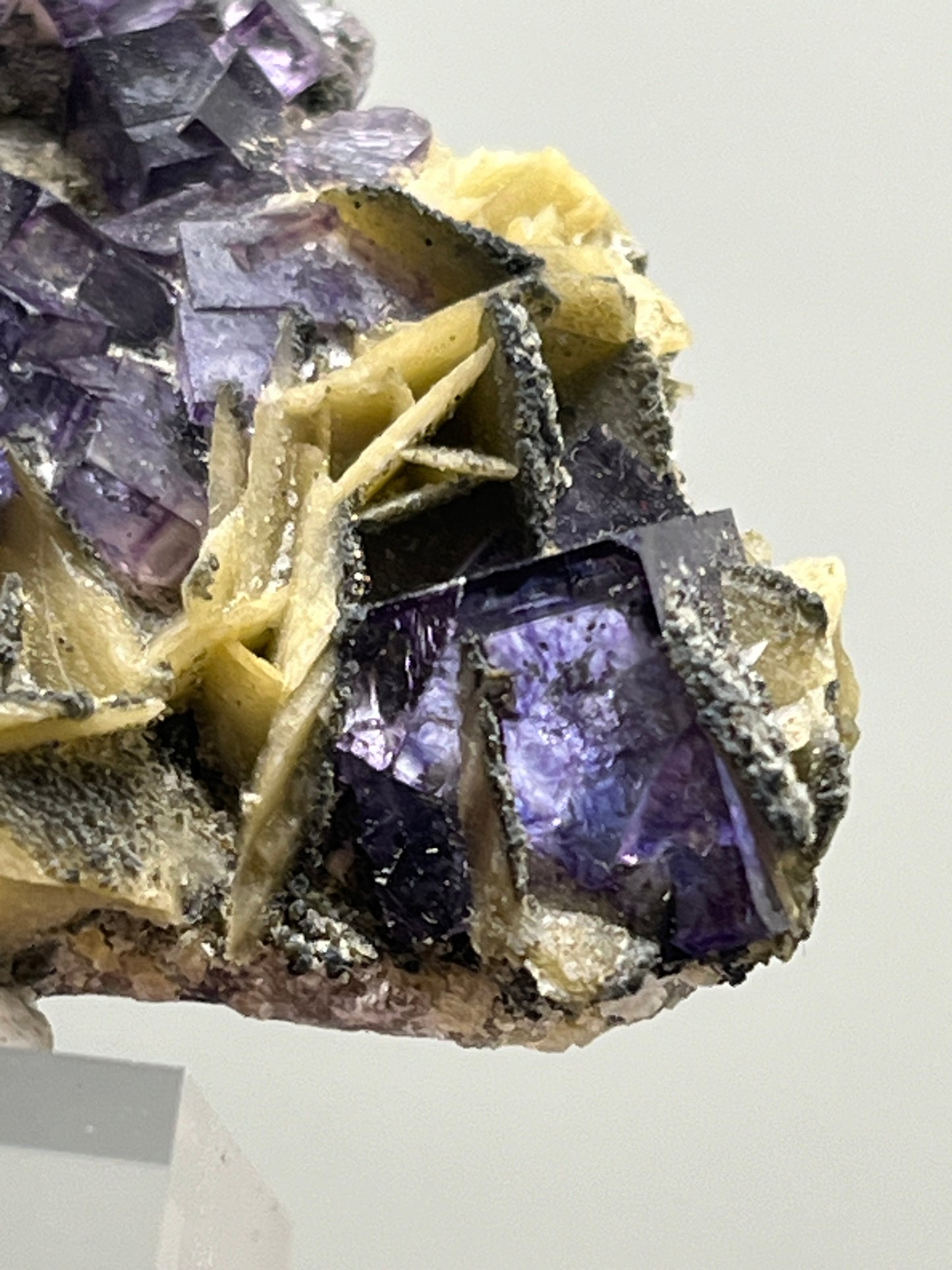 Fluorite with Siderite