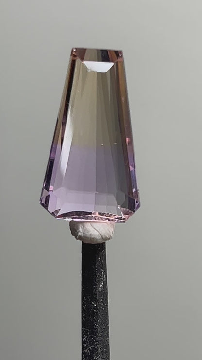 Faceted Ametrine Gemstone