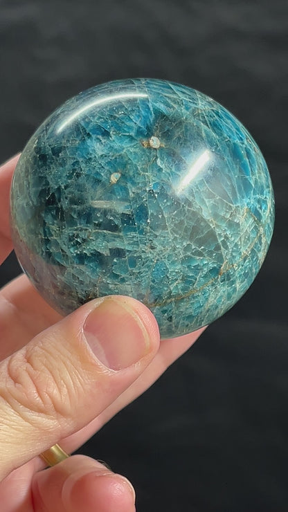 Blue Apatite sphere